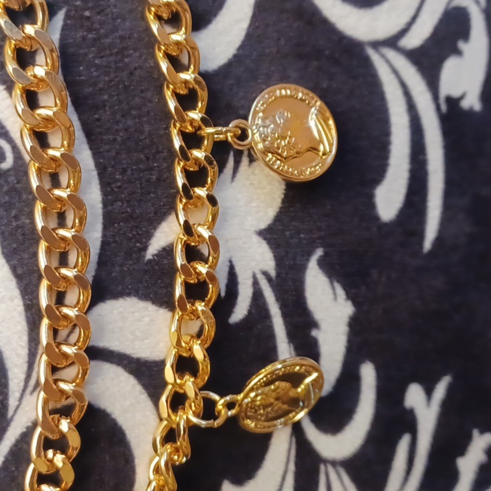 Chain Belt with Coins - Picture 2 of 2